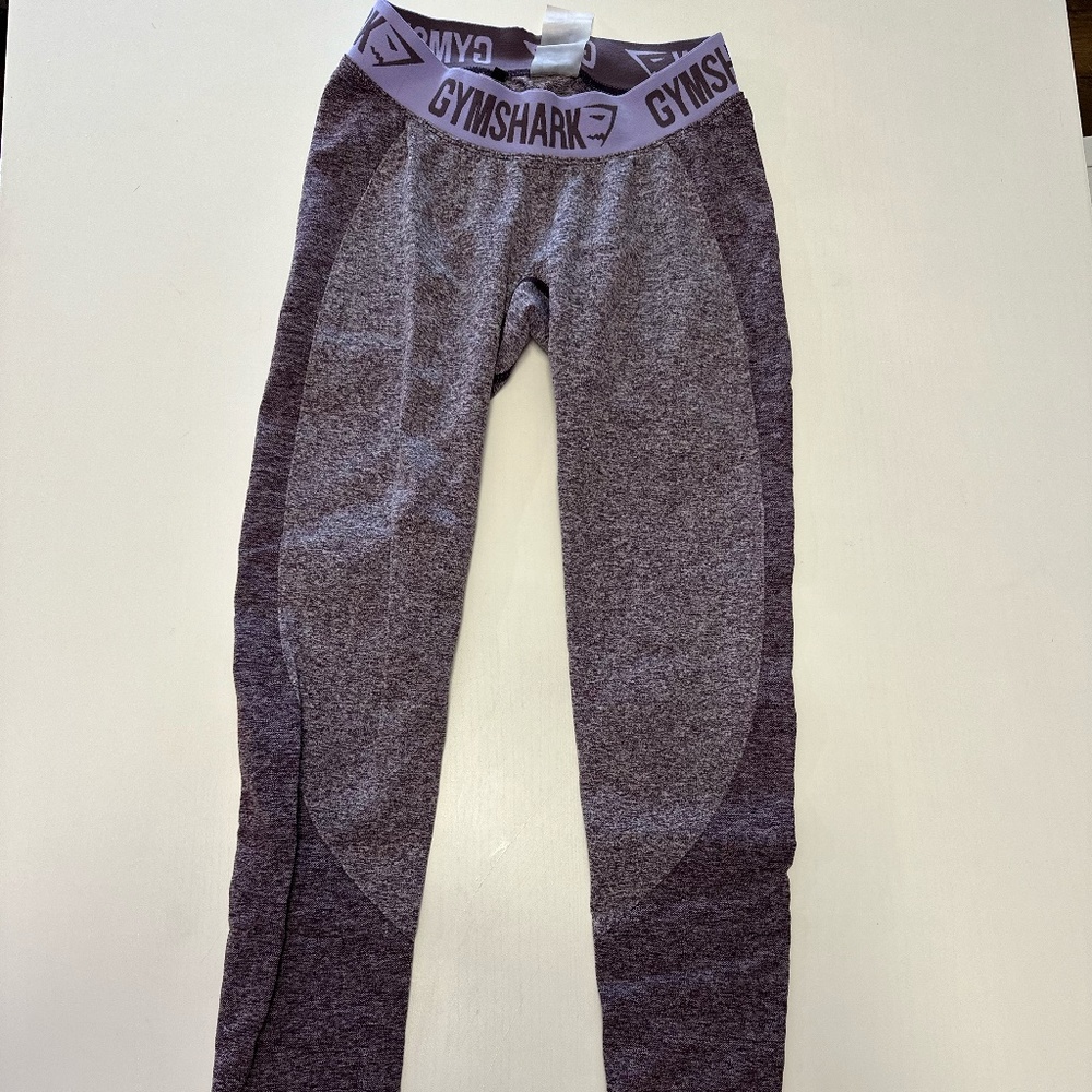 Purple Gymshark Flex Leggings - Size Medium